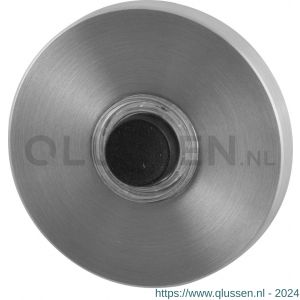 GPF Bouwbeslag RVS 9826.09 beldrukker rond 50x8 mm met zwarte button RVS geborsteld GPF982609400