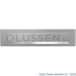 GPF Bouwbeslag RVS 9830.09 briefplaat 340x77 met valklep 280x45 mm RVS geborsteld GPF983009400