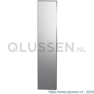 GPF Bouwbeslag RVS 9847.09 veiligheids buitenschild SKG*** 248x52x11 mm rechthoekig geheel blind RVS geborsteld GPF984709000