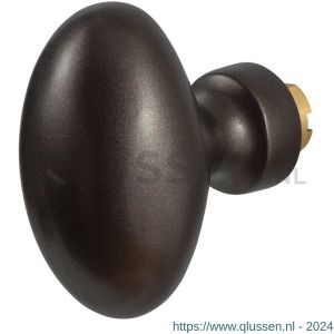 GPF Bouwbeslag Anastasius 9851.A1 S4 Ei-knop 62 mm voor veiligheids schilden vast met bout M10 Dark blend GPF9851A10410