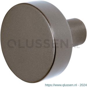 GPF Bouwbeslag Anastasius 9852.A3 S5 vlakke knop 52x16 mm voor veiligheids schilden vast met wisselstift Mocca blend GPF9852A30400