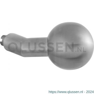 GPF Bouwbeslag RVS 9853.09 S4 verkropte kogelknop 55x16 mm voor veiligheidsschilden vast met bout M10 RVS geborsteld GPF985309410