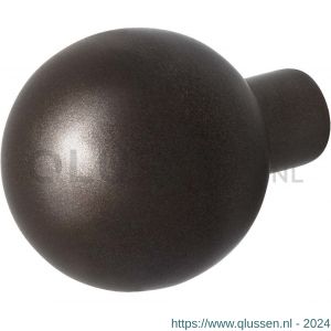 GPF Bouwbeslag Anastasius 9854.A1 S5 kogel knop 50 mm voor veiligheidsschilden vast met wisselstift Dark blend GPF9854A10400