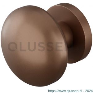 GPF Bouwbeslag Anastasius 9857.A2-00 S5 GPF9857.A2-00 Paddenstoel knop S5 65 mm met wisselstift op rond rozet Bronze blend GPF9857A20400-00