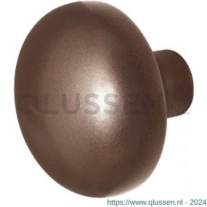 GPF Bouwbeslag Anastasius 9857.A2 S5 Paddenstoel knop 65 mm voor veiligheids schilden vast met wisselstift Bronze blend GPF9857A20400