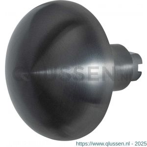 GPF Bouwbeslag PVD 9857.P1 S5 Paddenstoel knop 65 mm voor veiligheids schilden vast met wisselstift PVD antraciet GPF9857P1400