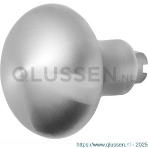 GPF Bouwbeslag RVS 9859.09 S5 Paddenstoel knop 52 mm voor veiligheids schilden vast met wisselstift RVS geborsteld GPF985909400