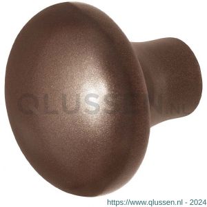 GPF Bouwbeslag Anastasius 9859.A2 S5 Paddenstoel knop 52 mm voor veiligheids schilden vast met wisselstift Bronze blend GPF9859A20400