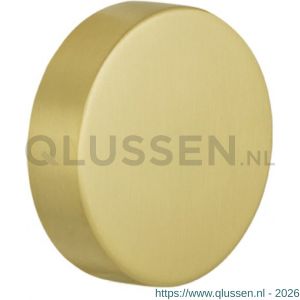GPF Bouwbeslag PVD 9860.P4 S4 excentrische knop 60x16 mm voor veiligheids schilden vast met bout M10 PVD mat messing GPF9860P4410