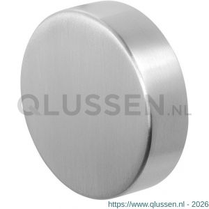 GPF Bouwbeslag RVS 9865.09 S2 excentrische knop 60x16 mm vast met knopvastzetter RVS geborsteld GPF986509400