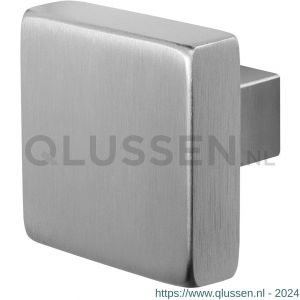 GPF Bouwbeslag RVS 9948.09 S1 vierkante knop 53x53x16 mm draaibaar met krukstift RVS geborsteld GPF994809200