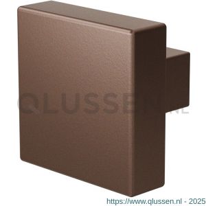 GPF Bouwbeslag Anastasius 9948.A2 S1 vierkante knop 53x53x16 mm draaibaar met krukstift Bronze blend GPF9948A20200