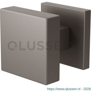 GPF Bouwbeslag Anastasius 9948.A3-02R S1 GPF9948.A3-02R vierkante knop S1 53x53x16 mm draaibaar met vierkant rozet rechtswijzend Mocca blend GPF9948A30300-02