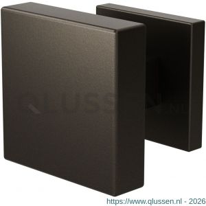 GPF Bouwbeslag Anastasius 9950.A1-02L S1 GPF9950.A1-02L vierkante knop S1 60x60x16 mm draaibaar met vierkant rozet linkswijzend Dark blend GPF9950A10200-02