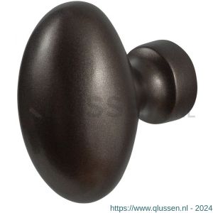 GPF Bouwbeslag Anastasius 9951.A1 S1 Ei-knop 62 mm draaibaar met krukstift Dark blend GPF9951A10200