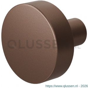 GPF Bouwbeslag Anastasius 9952.A2 S3 vlakke knop 52x16 mm vast met metaalschroef M10 Bronze blend GPF9952A20410
