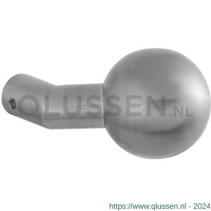 GPF Bouwbeslag RVS 9953.09 S3 verkropte kogelknop 55 mm vast met metaalschroef M10 RVS mat geborsteld GPF995399410