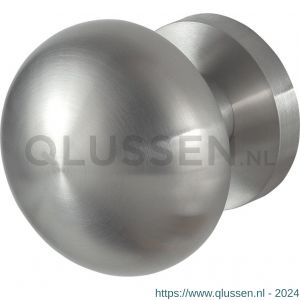 GPF Bouwbeslag RVS 9957.09-00 S1 GPF9957.09-00 RVS Paddenstoel knop S1 65 mm draaibaar met rond rozet RVS geborsteld GPF9957090200-00