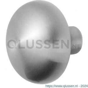 GPF Bouwbeslag RVS 9957.09 S3 Paddenstoel knop 65 mm vast met metaalschroef M10 RVS geborsteld GPF995709410