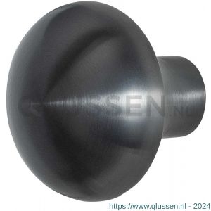 GPF Bouwbeslag PVD 9959.P1 S2 Paddenstoel knop 52 mm vast met knopvastzetter PVD antraciet GPF9959P1400