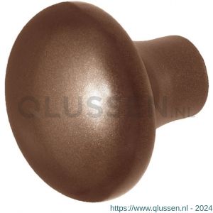 GPF Bouwbeslag Anastasius 9959.A2 S2 paddenstoel knop 52 mm vast met knopvastzetter Bronze blend GPF9959A20400