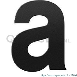 GPF Bouwbeslag ZwartWit 9800.61.0116-a letter A 116 mm zwart GPF9800610116-a