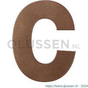 GPF Bouwbeslag Anastasius 9800.A2.0116-c letter C 116 mm Bronze blend GPF9800A20116-c