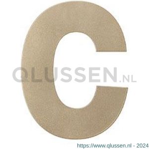 GPF Bouwbeslag Anastasius 9800.A4.0116-c letter C 116 mm Champagne blend GPF9800A40116-c