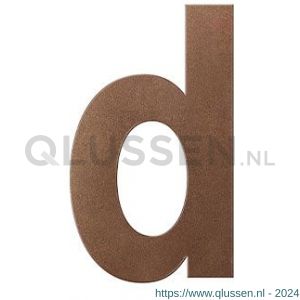 GPF Bouwbeslag Anastasius 9800.A2.0156-d letter D 156 mm Bronze blend GPF9800A20156-d