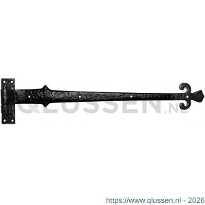 Kirkpatrick KP0809 duimheng 660x133 mm met duim smeedijzer zwart TH6080960660