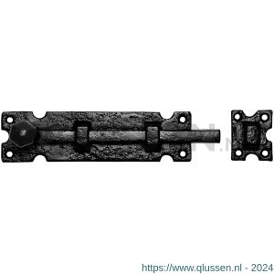 Kirkpatrick KP0812 deurschuif 193x50 mm smeedijzer zwart TH6081260193