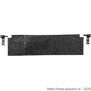 Kirkpatrick KP1100 tochtklep 241x76 mm smeedijzer zwart TH6110060250