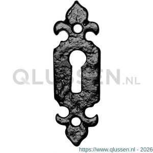 Kirkpatrick KP1493 sleutelrozet 80x26 mm smeedijzer zwart TH6149360080