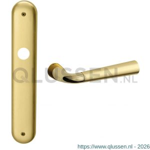 Mandelli1953 S100 WC63/8 Start deurkruk op langschild WC63/8 messing gepolijst-mat messing TH5S100MA-ME0885