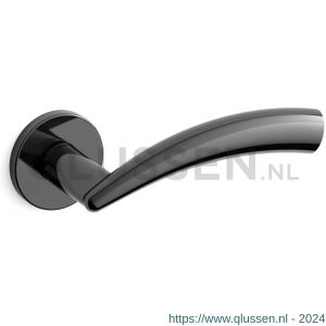 Mandelli1953 0771R Nadir deurkruk gatdeel op rozet 51x6 mm rechtswijzend glanzend zwart TH50771ZA0300