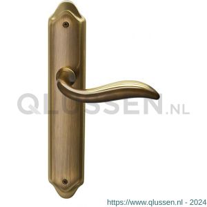 Mandelli1953 980R BB72 Plisse deurkruk gatdeel op langschild 260x47 mm BB 72 mm rechtswijzend mat brons TH50980BD0311