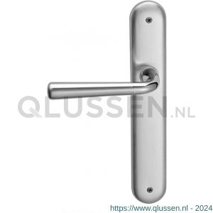 Mandelli1953 S90L Special deurkruk gatdeel op langschild 238x40 mm blind linkswijzend chroom-satin mat chroom TH50S90CB-CA0200