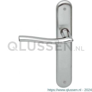Mandelli1953 1180L BB56 Chio deurkruk gatdeel op langschild 238x40 mm BB 56 mm linkswijzend satin mat chroom-chroom TH51180CB-CA0201