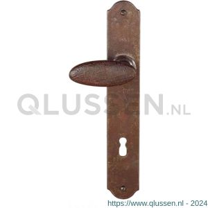 Utensil Legno FM335L/R BB56 deurkruk gatdeel op schild 245x40 mm BB 56 mm links-rechtswijzend roest TH7033570201