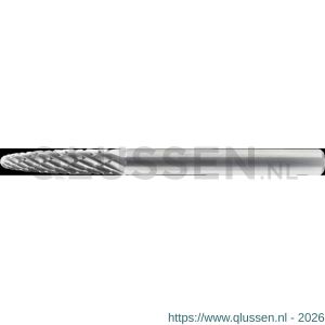 Phantom 41.563 Phantom HM Stiftfrees model F boomvorm met ronde kop schacht 3 mm 4-DIAMOND 3x127x3x38mm 41.563.0304