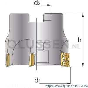 Phantom 76.146 hoekfrees 90 graden APKT APHT 1003 50 mm 76.146.0050