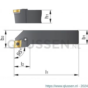 Phantom 72.240 wisselplaathouder 95 graden PCLNL 2525-M12 72.240.2250