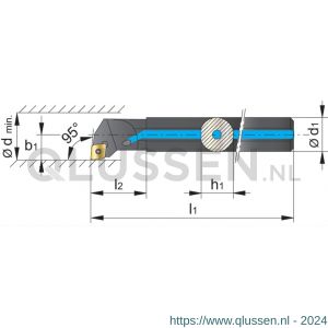 Phantom 72.590 blindboorbeitel 95 graden A08F-SCLCL 06 72.590.2080