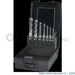 Phantom 29.250 HSS-E set machinetappen DIN 371/6 23.450-23.451 M3-M12 29.250.3450