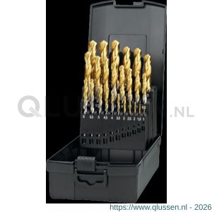 Phantom 19.146 HSS set spiraalboren DIN 338 TiN-tip 11.451 1-13x05 mm 19.146.1300
