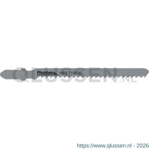 Phantom 64.500 HSS decoupeerzaag T 100-3C set 5 stuks 64.500.1027