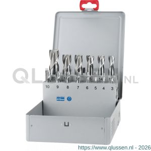 Phantom 39.200 HSS-E set schachtfrezen 2-snijder DIN 327-B 32.220 3-20 mm 39.200.1050