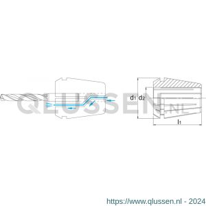 Phantom 82.918 DIN 6499-B spantang ER 16 425E Coolant Jet 8 µm 4 mm 82.918.0400