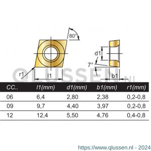 Phantom 73.505 HM wisselplaat CCGT 09T308-NM K10 73.505.4160