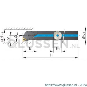 Phantom 72.620 blindboorbeitel 90 graden A16M-STFCR 11 72.620.1160